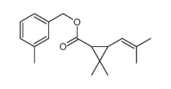 (3-methylphenyl)methyl 2,2-dimethyl-3-(2-methylprop-1-enyl)cyclopropane-1-carboxylate结构式