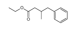 3-Methyl-4-phenyl-butansaeure-ethylester结构式