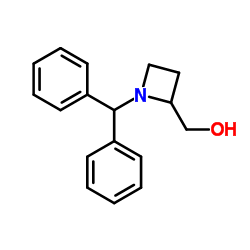 [1-(Diphenylmethyl)-2-azetidinyl]methanol Structure