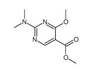 methyl 2-(dimethylamino)-4-methoxypyrimidine-5-carboxylate Structure