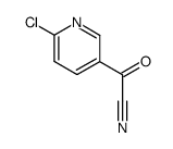 (6-chloro-3-pyridinyl)(oxo)acetonitrile结构式