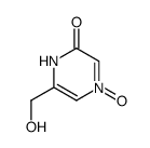 6-hydroxymethyl-2(1H)-pyrazinone 4-oxide Structure
