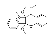 2,3,3,4-tetramethoxy-2-phenyl-4H-chromene结构式