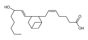 (Z)-7-[(3R,4R)-3-[(E)-3-hydroxyoct-1-enyl]-4-bicyclo[3.1.1]heptanyl]hept-5-enoic acid结构式