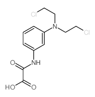 [3-[bis(2-chloroethyl)amino]phenyl]carbamoylformic acid结构式