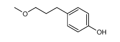 4-(3-methoxypropyl)phenol Structure