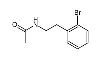 N-(2-溴苯乙基)乙酰胺结构式
