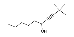 (+/-)-2,2-dimethyl-3-decyn-5-ol Structure