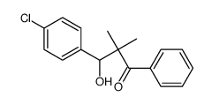 3-(4-chlorophenyl)-3-hydroxy-2,2-dimethyl-1-phenylpropan-1-one结构式