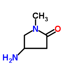 4-Amino-1-methyl-2-pyrrolidinone Structure