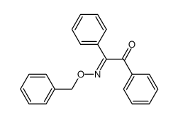 2-benzyloxyimino-1,2-diphenylethane-1-one结构式