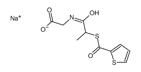 Stepronin sodium salt structure