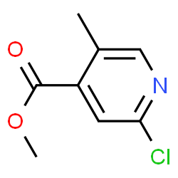 Methyl 2-chloro-5-methylisonicotinate Structure