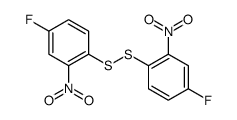 Bis(4-fluoro-2-nitrophenyl) disulfide structure
