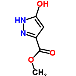 5-Hydroxy-2H-Pyrazole-3-Carboxylic acid Methyl ester结构式