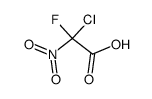 chlorofluoronitroacetic acid Structure