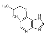1H-Purine, 6-((2-methylpropyl)thio)- picture