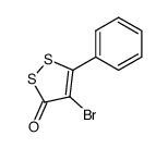 4-bromo-5-phenyl-3H-1,2-dithiol-3-one结构式