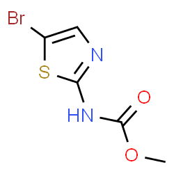 Carbamic acid,(5-bromo-2-thiazolyl)-,methyl ester (9CI) Structure