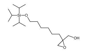 [2-[6-tri(propan-2-yl)silyloxyhexyl]oxiran-2-yl]methanol结构式