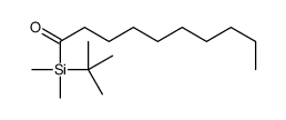 1-[tert-butyl(dimethyl)silyl]decan-1-one Structure