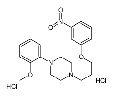 1-(2-methoxyphenyl)-4-[3-(3-nitrophenoxy)propyl]piperazine,dihydrochloride Structure