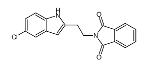 2-[2-(5-chloro-1H-indol-2-yl)ethyl]isoindole-1,3-dione Structure