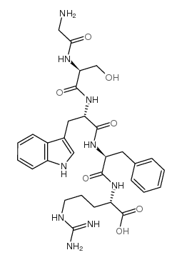 [Trp3,Arg5]-Ghrelin (1-5) (human, rat)结构式