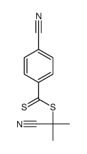 2-氰基-2-丙基-4-氰基苯二硫代碳酸酯结构式