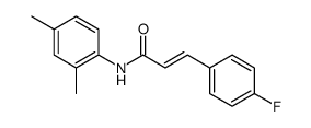 2-Propenamide, N-(2,4-dimethylphenyl)-3-(4-fluorophenyl)-, (2E) Structure