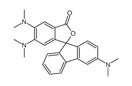 3,5',6'-tris(dimethylamino)spiro[9H-fluorene-9,1'(3'H)-isobenzofuran]-3'-one结构式