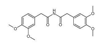 bis-[(3,4-dimethoxy-phenyl)-acetyl]-amine结构式