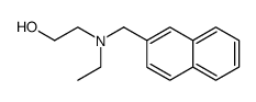 2-(ethyl-[2]naphthylmethyl-amino)-ethanol结构式