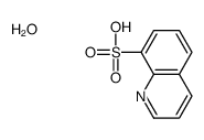 8-Quinolinesulfonic acid,hydrate (6CI) structure
