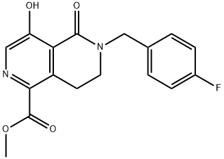 Methyl 6-(4-fluorobenzyl)-4-hydroxy-5-oxo-5,6,7,8-tetrahydro-2,6-naphthyridine-1-carboxylate picture