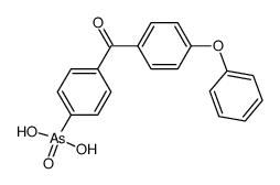 [4-(4-phenoxy-benzoyl)-phenyl]-arsonic acid结构式