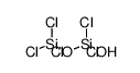 pentachloro monooxy disiloxane Structure