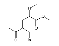 methyl 4-(bromomethyl)-2-methoxy-5-oxohexanoate Structure