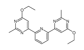 4-ethoxy-6-[6-(6-ethoxy-2-methylpyrimidin-4-yl)pyridin-2-yl]-2-methylpyrimidine结构式