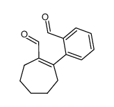 2-(2-formylphenyl)cyclohept-1-enecarbaldehyde Structure