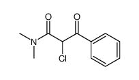 N,N-Dimethyl-α-chlorobenzoylacetamide Structure