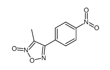 3-methyl-4-(4-nitrophenyl)-2-oxido-1,2,5-oxadiazol-2-ium Structure