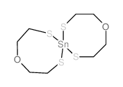 2-(2-sulfidoethoxy)ethanethiolate; tin(+4) cation structure