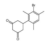 5-(3-bromo-2,4,6-trimethylphenyl)cyclohexane-1,3-dione Structure