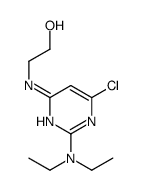 2-[[6-chloro-2-(diethylamino)pyrimidin-4-yl]amino]ethanol结构式