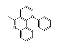 2-methyl-4-phenoxy-3-prop-2-enylquinoline结构式