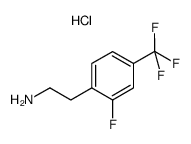 2-(2-fluoro-4-trifluoromethyl-phenyl)-ethylamine hydrochloride Structure