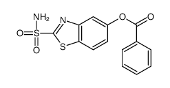 (2-sulfamoyl-1,3-benzothiazol-5-yl) benzoate Structure