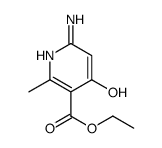 3-Pyridinecarboxylicacid,6-amino-1,4-dihydro-2-methyl-4-oxo-,ethylester structure
