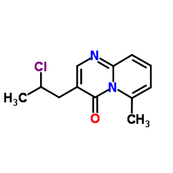 3-(2-Chloropropyl)-6-methyl-4H-pyrido[1,2-a]pyrimidin-4-one Structure
